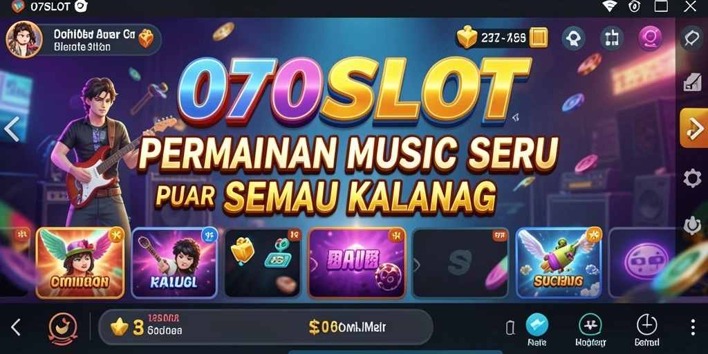 Tampilan gameplay 070SLOT yang menarik dan penuh warna.