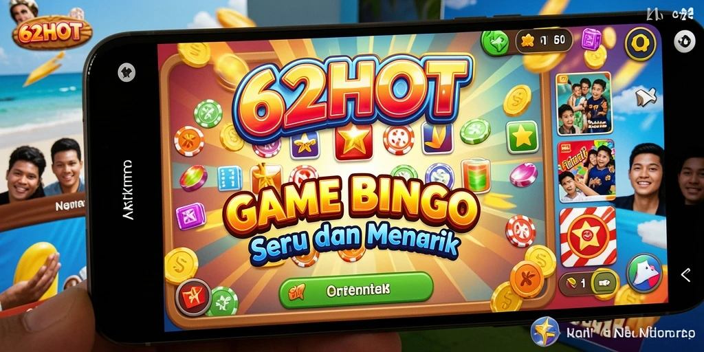 Tampilan gameplay Bingo yang seru dan interaktif di 62HOT.