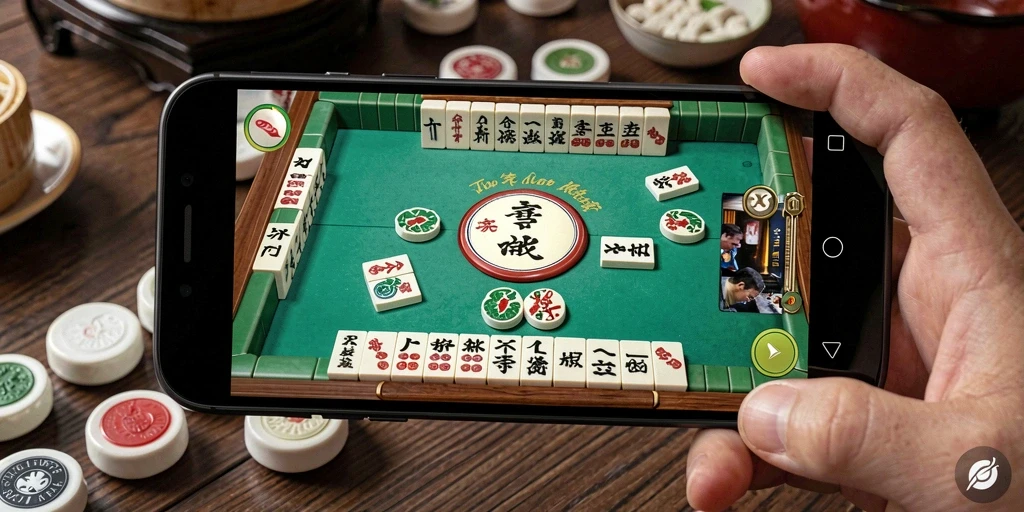 Screenshot gameplay Mahjong 8364 menunjukkan momen menegangkan saat bermain.