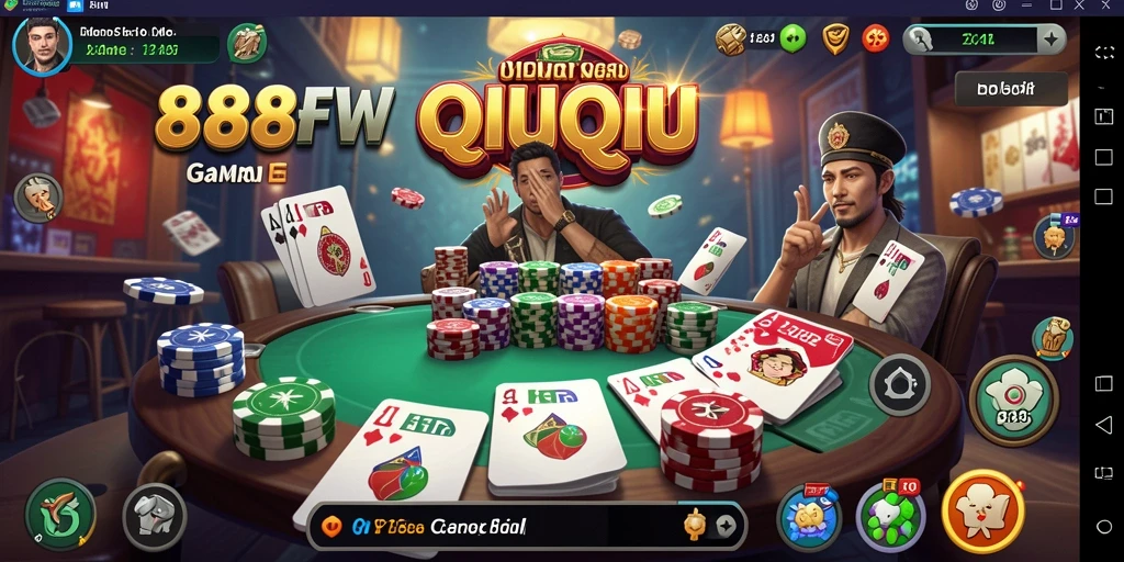 Gameplay QiuQiu yang seru dan mendebarkan.