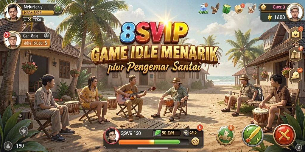 Tampilan gameplay unik dalam 8SVIP yang santai dan menghibur.