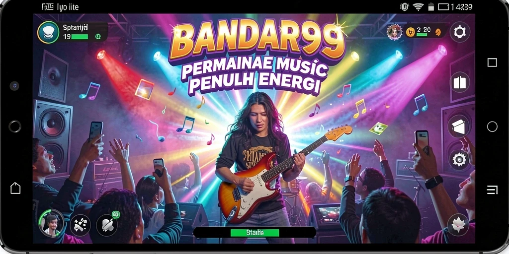 Tampilan menarik dari gameplay BANDAR99 yang penuh dengan energi musik.