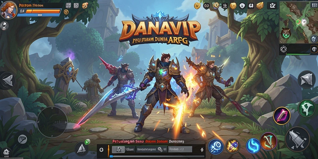 Gameplay seru dan mendebarkan dalam <strong>DANAVIP</strong> ARPG.
