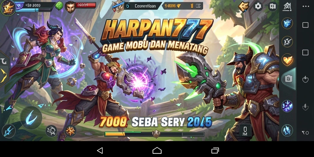 Tampilan menarik dari gameplay HARAPAN777 yang mendebarkan.