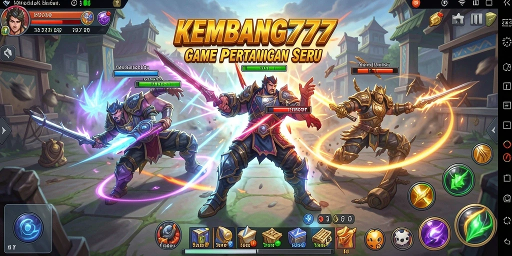 Tampilan menawan dari pertempuran kerajaan dalam KEMBANG777.