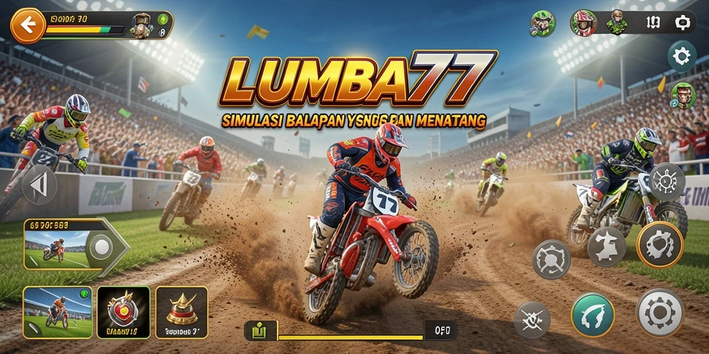 Tampilan gameplay LUMBA77 yang menegangkan dan seru.