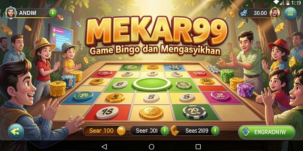 Tampilan gameplay seru dan interaktif dari MEKAR99.