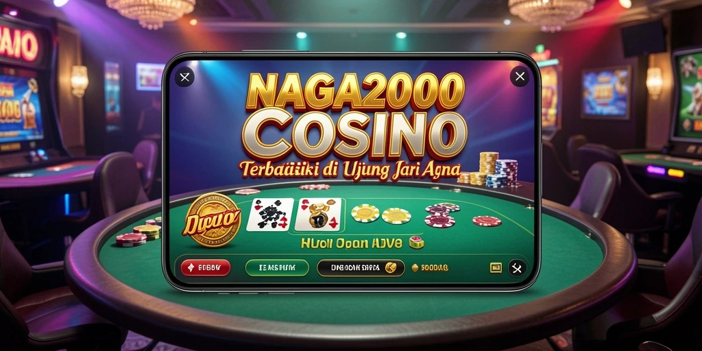 Tampilan gameplay Live Casino NAGA2000 yang seru dan interaktif.