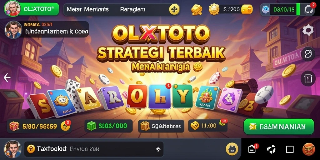 Screenshot gameplay OLXTOTO menampilkan pertempuran strategis yang intens.