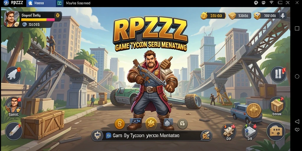 Gameplay menarik dalam RPZZZ dengan visual yang memukau.