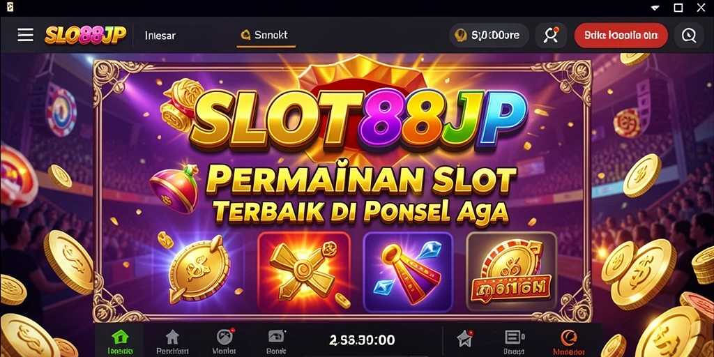 Screenshot gameplay SLOT88JP menampilkan mesin slot yang menarik dan grafik yang memukau.