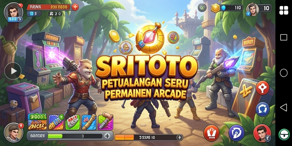 Screenshot utama SRITOTO dengan gameplay yang penuh aksi dan tantangan.